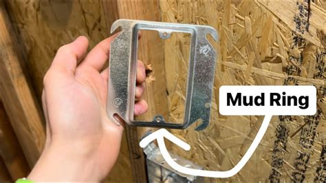 electrical outlet box mud ring|electrical outlet mud ring.